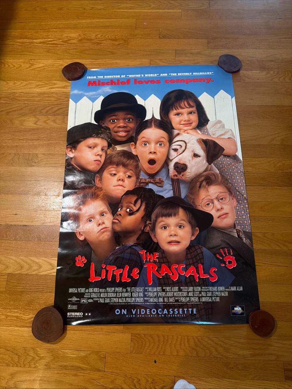 Vintage 1994 The Little Rascals Original Film Promotional Poster